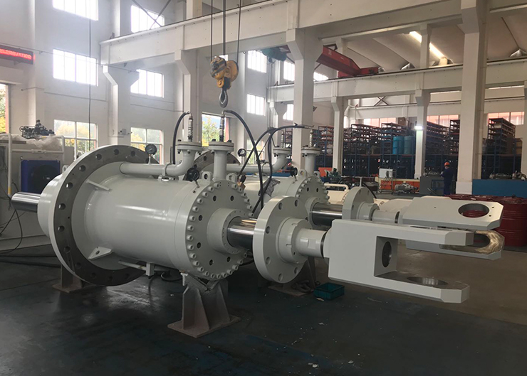 大藤峽電站水輪機接力器，單機容量20萬千瓦